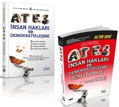 Savaş ATEŞ Seti İnsan Hakları ve Demokratikleşme Konu + Soru 2 li Set Savaş Yayınları