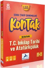 Paraf 8. Sınıf LGS TC İnkılap Tarihi ve Atatürkçülük Kontak Konu Takip Denemeleri Paraf Yayınları