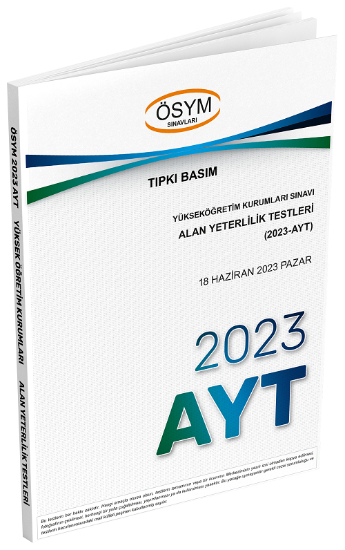 Dizgi Kitap 2023 YKS AYT Çıkmış Sorular Tıpkı Basım Dizgi Kitap