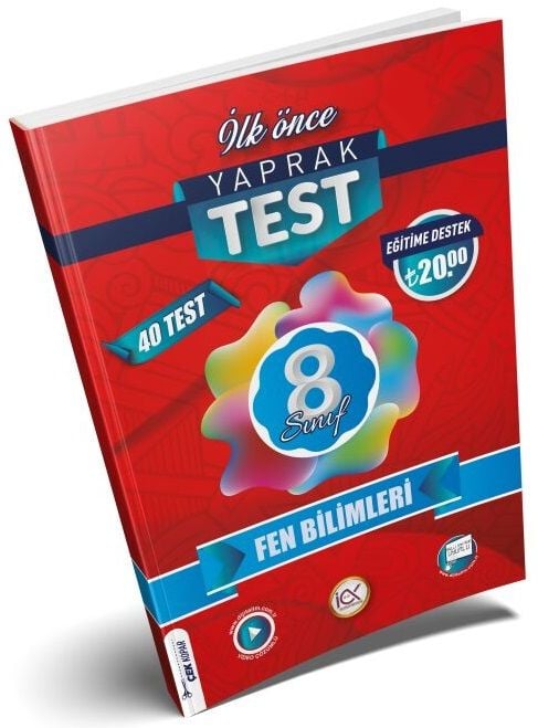 İlk Önce 8. Sınıf Fen Bilimleri Yaprak Test İlk Önce Yayınları