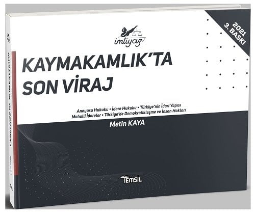 Temsil 2021 Kaymakamlıkta Son Viraj 3. Baskı - Metin Kaya Temsil Yayınları