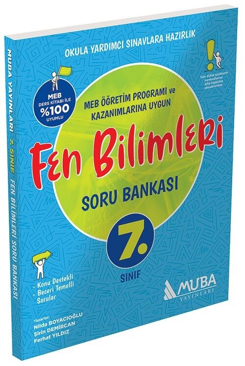 Muba 7. Sınıf Fen Bilimleri Soru Bankası Muba Yayınları