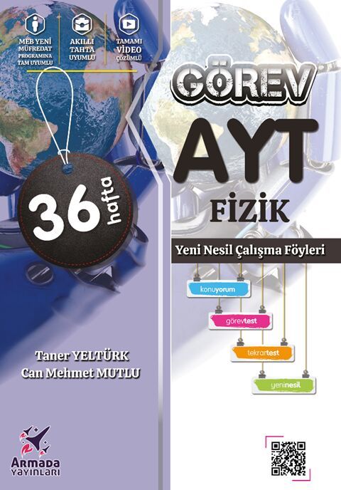 Armada YKS AYT Fizik Görev Çalışma Föyleri Armada Yayınları