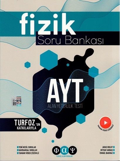 Fiziksel Alan YKS AYT Fizik Turfoz Soru Bankası Video Çözümlü Fiziksel Alan Yayınları