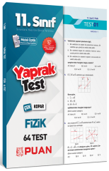 Puan 11. Sınıf Fizik Çek Kopar 64 Yaprak Test Puan Yayınları