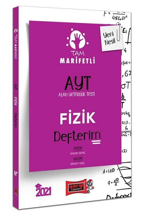 Yargı 2021 YKS AYT Tam Marifetli Fizik Defterim Yargı Yayınları