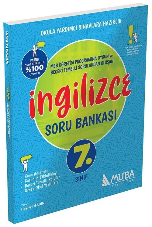 Muba 7. Sınıf İngilizce Soru Bankası Muba Yayınları