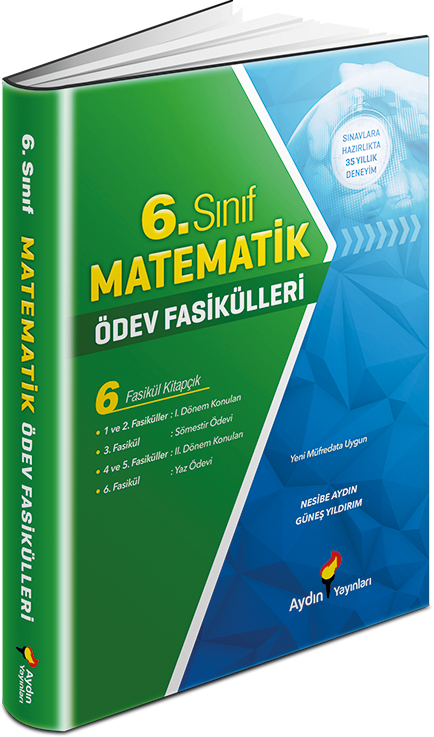 Aydın 6. Sınıf Matematik Ödev Fasikülleri Aydın Yayınları