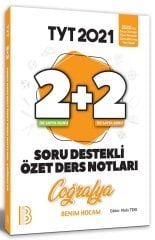 Benim Hocam 2021 YKS TYT Coğrafya 2+2 Soru Destekli Özet Ders Notları Benim Hocam Yayınları