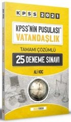 SÜPER FİYAT - Doğru Tercih 2021 KPSS nin Pusulası Vatandaşlık 25 Deneme Çözümlü - Ali Koç Doğru Tercih Yayınları