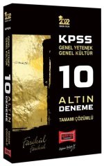 Yargı 2022 KPSS Genel Yetenek Genel Kültür 10 Altın Fasikül Deneme Çözümlü Yargı Yayınları