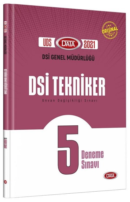 SÜPER FİYAT - Data 2021 GYS DSİ Genel Müdürlüğü Tekniker 5 Deneme Görevde Yükselme Data Yayınları