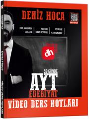 Deniz Hoca YKS AYT 59 Günde Edebiyat Video Ders Notları - Deniz Bozkurt Deniz Hoca