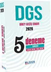 Lider 2020 DGS 5 Deneme Sınavı Lider Yayınları