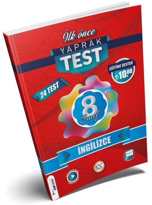 İlk Önce 8. Sınıf İngilizce Yaprak Test İlk Önce Yayınları