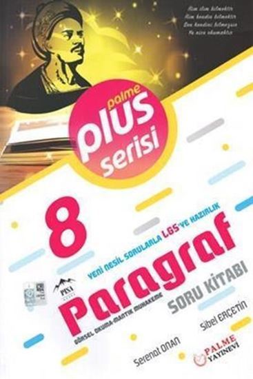 Palme 8. Sınıf Paragraf Plus Soru Kitabı Palme Yayınları