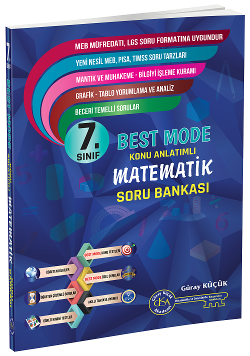 Gür 7. Sınıf Matematik Best Mode Konu Anlatımlı Soru Bankası Gür Yayınları