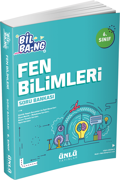 Ünlü 6. Sınıf Fen Bilimleri Bil Bang Soru Bankası Ünlü Yayınları