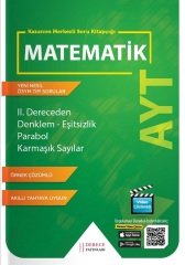 Derece YKS AYT Matematik 2. Dereceden Denklem Eşitsizlik Parabol Karmaşık Sayılar Kazanım Merkezli Soru Kitapçığı Video Çözümlü Derece Yayınları