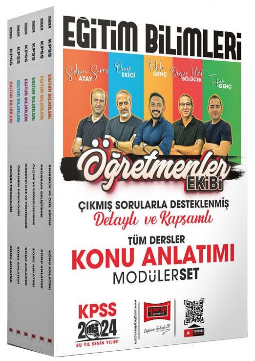 Yargı 2024 KPSS Eğitim Bilimleri Öğretmenler Ekibi Konu Anlatımlı Modüler Set Yargı Yayınları