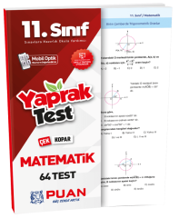 Puan 11. Sınıf Matematik Çek Kopar 64 Yaprak Test Puan Yayınları