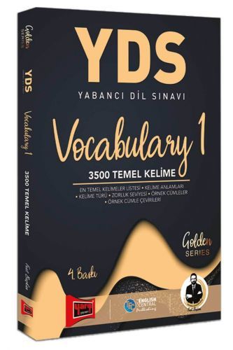 Yargı YDS Vocabulary-1 3500 Temel Kelime Golden Series Yargı Yayınları