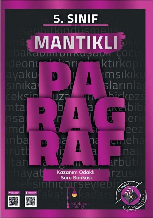 Edebiyat Sokağı 5. Sınıf Mantıklı Paragraf Soru Bankası Edebiyat Sokağı Yayınları