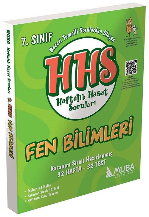 Muba 7. Sınıf Fen Bilimleri HHS Haftalık Hasat Soruları Muba Yayınları