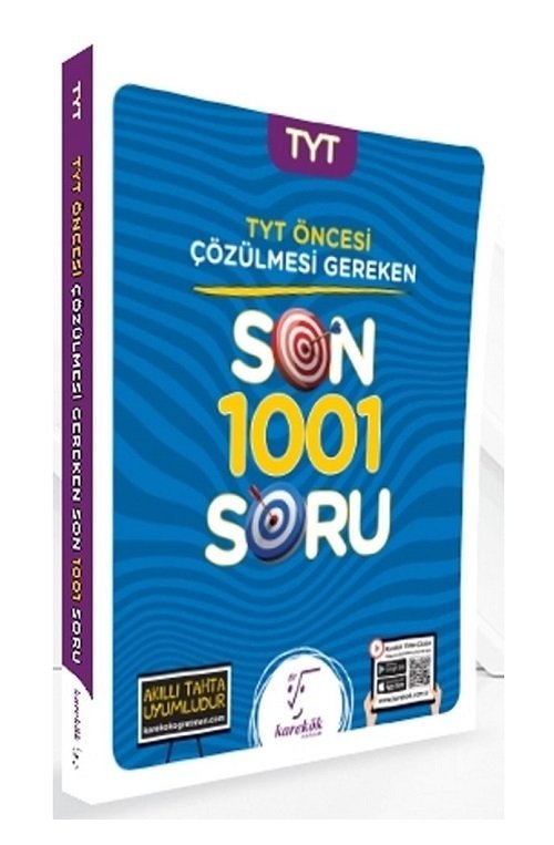 Karekök YKS TYT Öncesi Çözülmesi Gereken Son 1001 Soru Karekök Yayınları