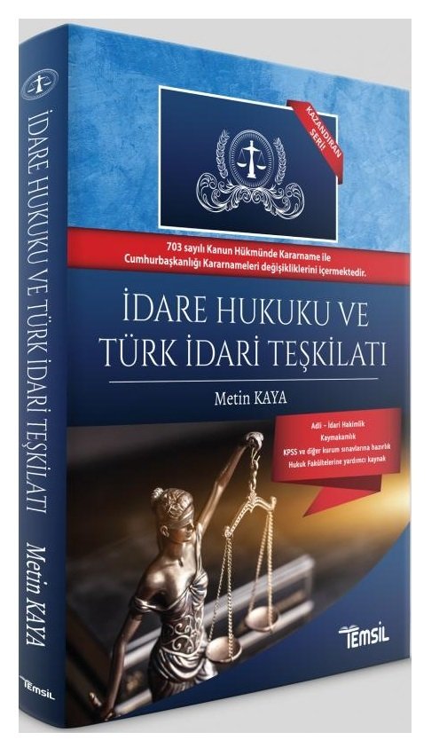 Temsil Yayınları İdare Hukuku ve Türk İdari Teşkilatı Temsil Yayınları