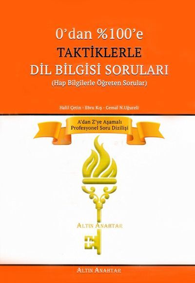 Altın Anahtar 0 dan 100 e Taktiklerle Dil Bilgisi Soruları Altın Anahtar Yayınları