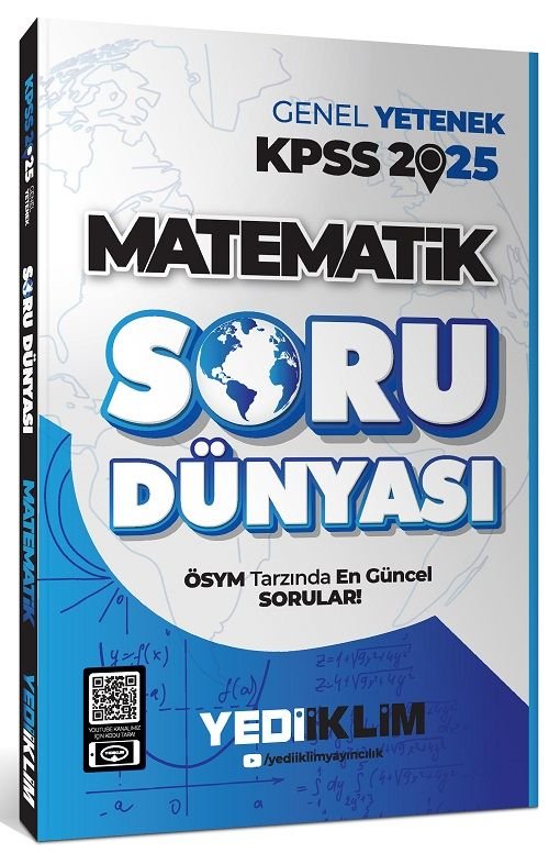 Yediiklim 2025 KPSS Matematik Soru Dünyası Soru Bankası Yediiklim Yayınları