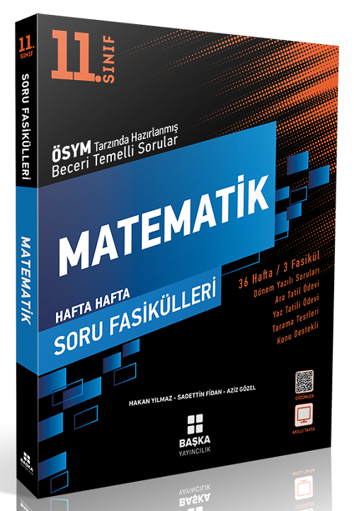 Başka 11. Sınıf Matematik Hafta Hafta Soru Fasikülleri Başka Yayınları