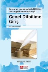 Pegem Genel Dilbilime Giriş - Caner Kerimoğlu Pegem Akademi Yayıncılık