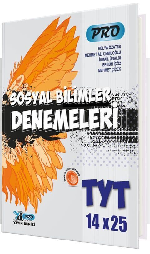 Yayın Denizi Pro YKS TYT Sosyal Bilimler 14x25 Deneme Video Çözümlü Yayın Denizi Pro Yayınları