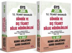 Data 2024 GYS Ticaret Bakanlığı Gümrük ve Dış Ticaret Bölge Müdürlükleri Konu Anlatımlı Soru Bankası Seti Görevde Yükselme Data Yayınları