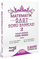 Kuzey Akademi ÖABT İlköğretim-Lise Matematik 1200 Soru Bankası-2 Çözümlü - Cengiz Çınar Kuzey Akademi Yayınları