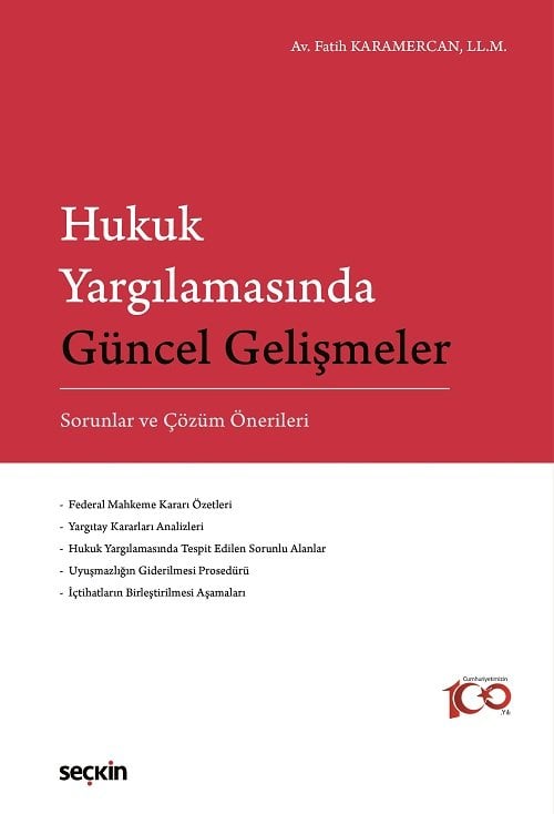 Seçkin Hukuk Yargılamasında Güncel Gelişmeler - Fatih Karamercan Seçkin Yayınları