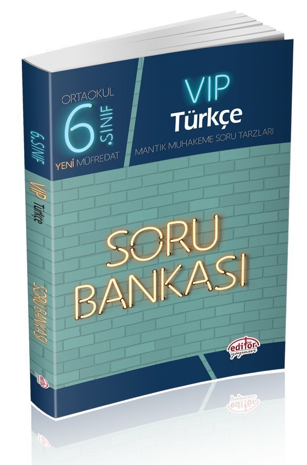 Editör 6. Sınıf VIP Türkçe Soru Bankası Editör Yayınları