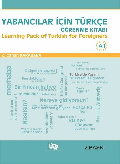 Anı Yayıncılık Yabancılar İçin Türkçe Öğrenme Kitabı A1 2. Baskı - Canan Karababa Anı Yayıncılık