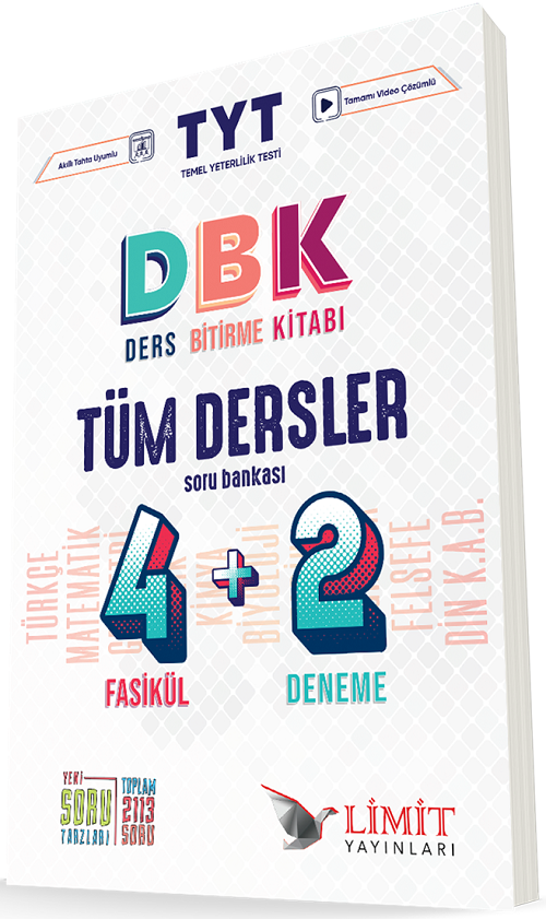 Limit YKS TYT Tüm Dersler DBK 4+2 Soru Bankası Limit Yayınları