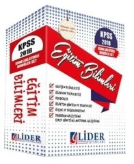 Lider 2018 KPSS Eğitim Bilimleri Konu Anlatımlı Modüler Set Lider Yayınları