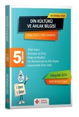 SÜPER FİYAT - Sonuç 5. Sınıf Din Kültürü ve Ahlak Bilgisi Konu Özetli Soru Bankası Sonuç Yayınları