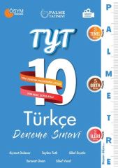 Palme YKS TYT Türkçe Palmetre 10 Deneme Sınavı Video Çözümlü Palme Yayınları