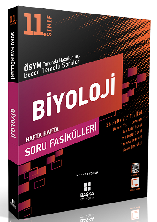 Başka 11. Sınıf Biyoloji Hafta Hafta Soru Fasikülleri Başka Yayınları