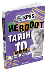 Dizgi Kitap KPSS Tarih HERODOT 10 Deneme Çözümlü - Celalettin Uray Dizgi Kitap Yayınları