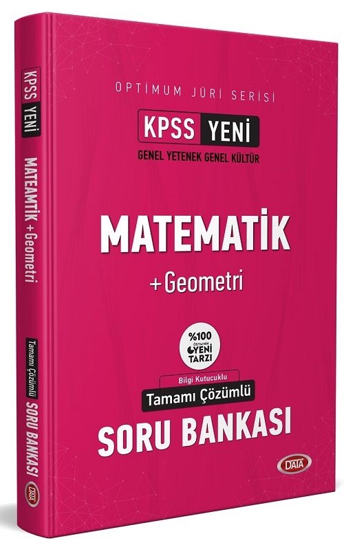 Data KPSS Matematik Geometri Optimum Jüri Soru Bankası Çözümlü Data Yayınları