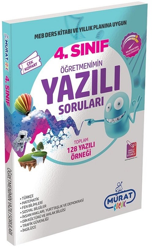 Murat 4. Sınıf Tüm Dersler Öğretmenimin Yazılı Soruları Murat Yayınları