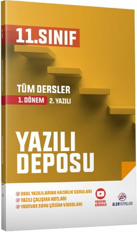 Alan Yayınları 11. Sınıf 1. Dönem 2. Yazılı Tüm Dersler Yazılı Deposu Alan Yayınları