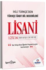 Kurul ÖABT MEB-AGS Türkçe Öğretmenliği Dil Becerileri Lisani Kartopu 12x16 Deneme Çözümlü Kurul Yayınları